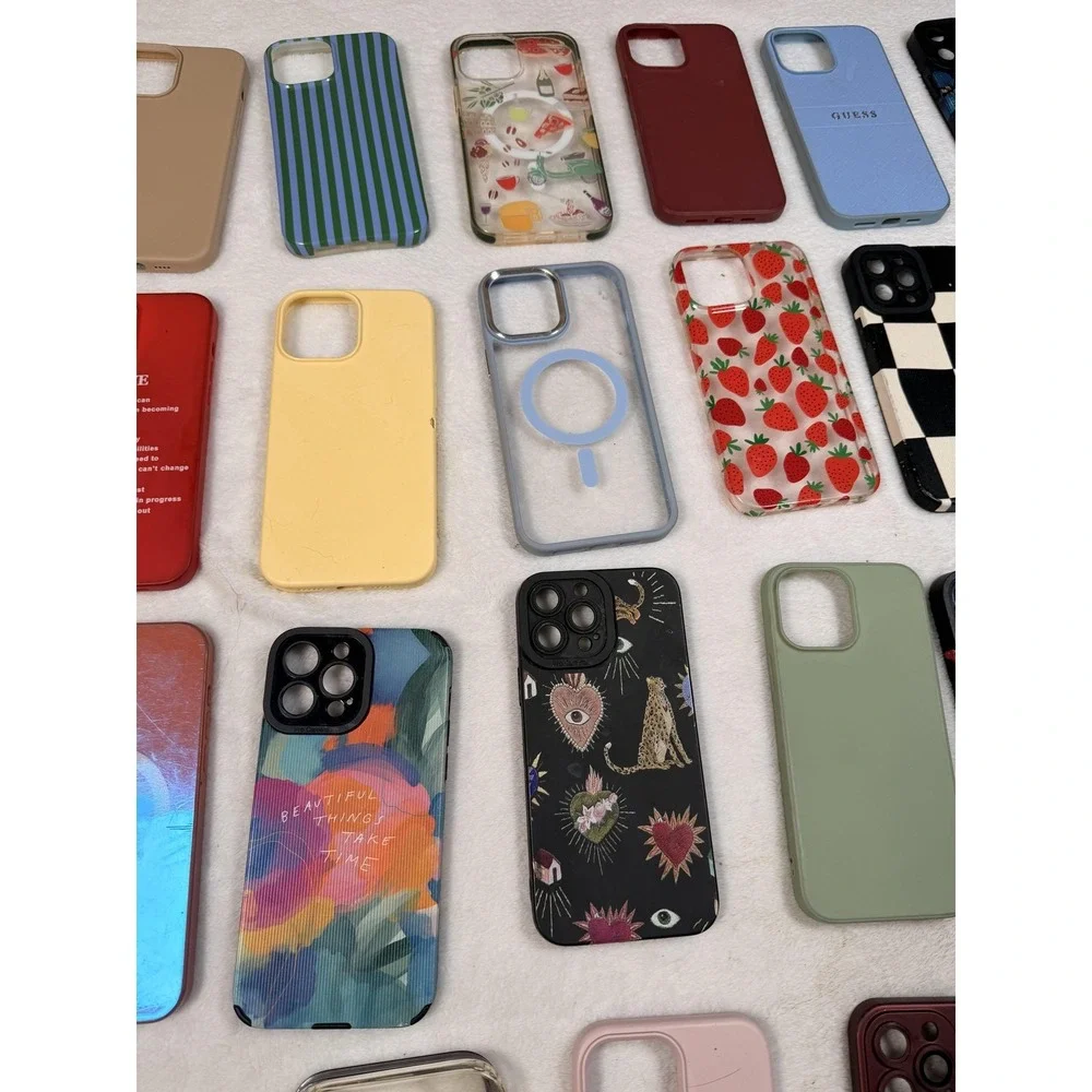 13ProMax IPhone Case Lot 32x For Apple Plastic Multicolor Fitted Covers